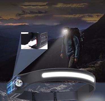 study lamp: Налобный фонарь Induction Headlamp X2 Очень легкий, компактный и супер — 2