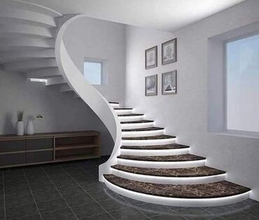 бетонные бордюры: Лестницы из бетона для частных домов; мастер любой сложный