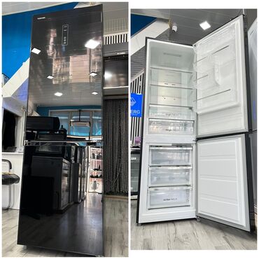 soyuducu quba: Toshiba soyuducu. No frost tipli. Üzəri qara şüşəli. Elektron