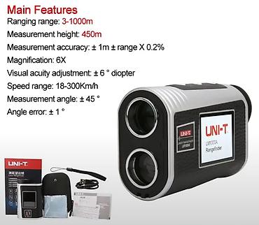 Ölçmə cihazları: Yeni Lazer məsafə ölçən, Rəngli displey, Tripod girişli, USB girişli, Ünvandan götürmə, Pulsuz çatdırılma, Ödənişli çatdırılma, Kredit yoxdur — 3