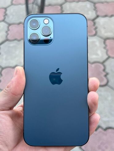 iphone 7 купить в бишкеке: IPhone 12 Pro, Б/у, 256 ГБ, Blue Titanium, 89 %