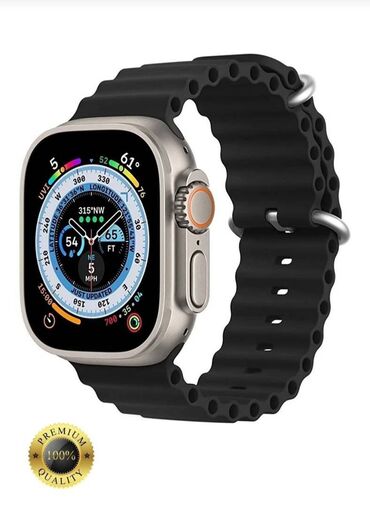 ultra watch: Apple watch 8 ultra.Yenidir.qutuya iki eded kemer ( narıncı ve qara