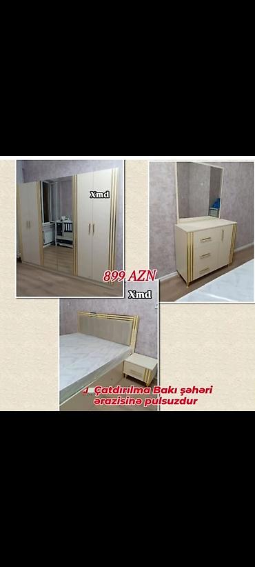 limon agaci satilir: Yataq otağı mebel dəsti Tərkib: - 4 qapılı qarderob (mərkəzdə böyük — 1