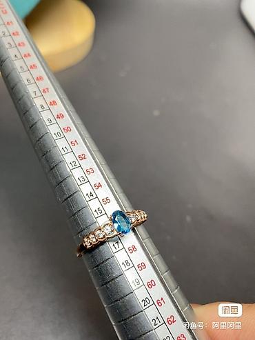 Кольца: Винтажное кольцо времён СССР, серебро 925 пробы. 💍 Синяя центральная — 5