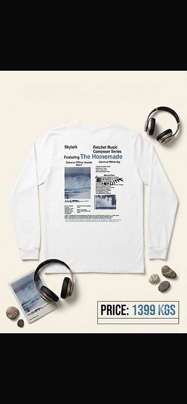 футболки с воротником: Лонгслив, цвет - Белый, Германия, M — 1