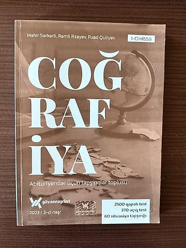 Coğrafiya Güvən test toplusu 1-ci hissə lalafo.az -da Coğrafiya Güvən test toplusu 1-ci hissə