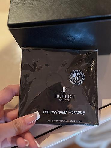 3d saat: Hublot geneve firmasina mexsus automatic orginal pasportlu qutuda — 3