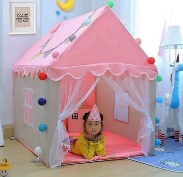 игрушка палатка домик: 🎀 Палатка-домик для девочек от 3 лет 🎀 Подарите вашему малышу уголок