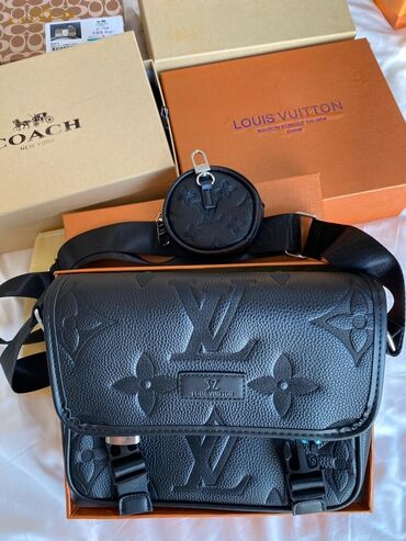 сумки луи витон оригинал: Классическая сумка, Louis Vuitton, Материал: Натуральная кожа, Регулируемый ремень, Унисекс