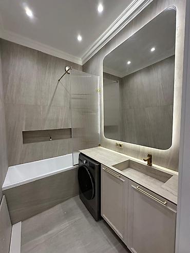 Продажа квартир: 2 комнаты, 75 м², Асанбай мкр Элитка, 1 этаж, Дизайнерский ремонт — 6