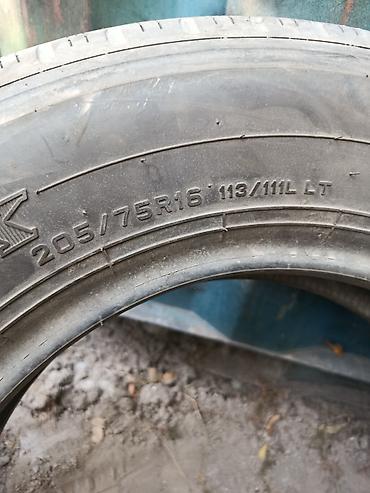 лт 55: Шины 205 / 75 / R 16, Лето, Б/у, 1 шт, Легкий коммерческий транспорт (C/LT), Япония, Dunlop — 1