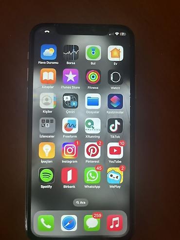 iphone oguz: IPhone X, 64 GB, Ağ, Face ID — 1