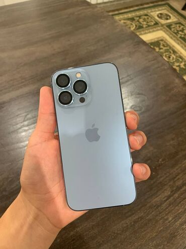 ош телефон базар: IPhone 13 Pro, Колдонулган, 128 ГБ, Көк, Каптама, 79 %