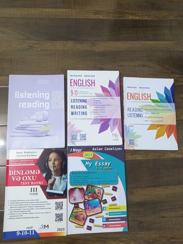 книги на английском бишкек: Inglis dilindən listening və reading vəsəitləri