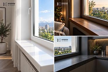 office table: Подоконники, На заказ, Новый, Бесплатная установка — 2
