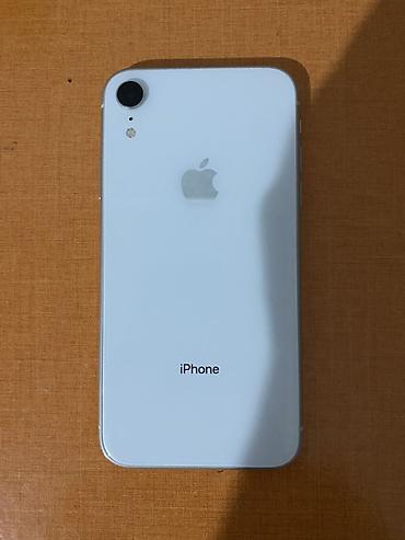 iphone хr: IPhone Xr, Б/у, 128 ГБ, Белый, 78 % — 1