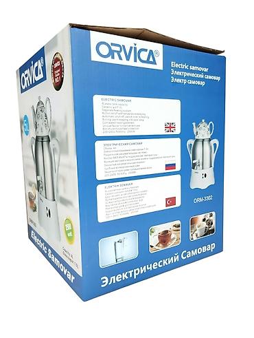 Техника для кухни: Elektrikli Samovar Orvica 3302 - 2500W - 4L - Ağ/Qara - 64.99AZN — 2