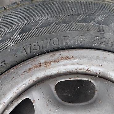 r13 на: Колеса в сборе 175 / 70 / R <13, Лето, Б/у, Запаска, Легковые, Железные, отверстий - 4 — 5