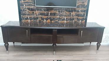 ev mebeleri: TV altlığı / media konsol - Material: yüksək keyfiyyətli ağac əsaslı — 1