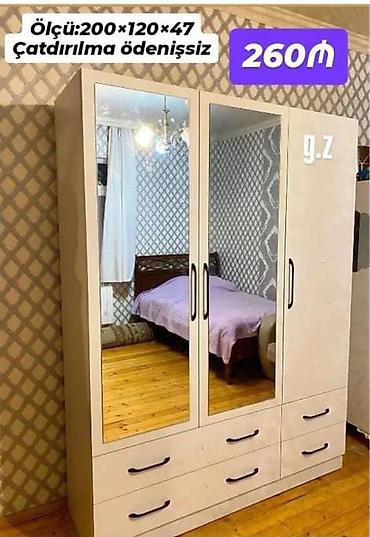 dolab: *Dolab 3 qapılı 260Azn* *İstehsal Rusiya Laminat 18/lik qalınlıqda* — 1