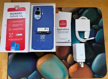 huawe p6: Huawei nova 12 s, 256 GB, rəng - Göy, Barmaq izi, İki sim kartlı, Face ID