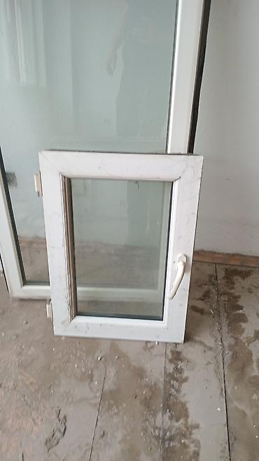 qapi ve pencere: PVC plastik pəncərə qanadı - Material: ağ PVC profil - Şüşə: ikili — 3