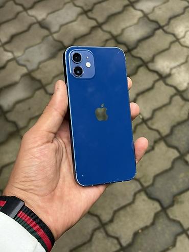 iphone 15 pro barter: IPhone 12, Mavi, Face ID — 1