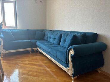 divan satisi: Угловой диван, Б/у, Раскладной, С подъемным механизмом, Нет доставки
