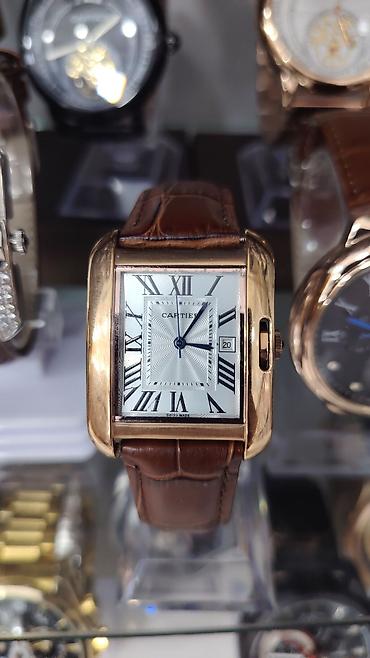 Aksesuarlar: Cartier Tank Divan tərzində klassik kişi qol saatı - Korpus — 1