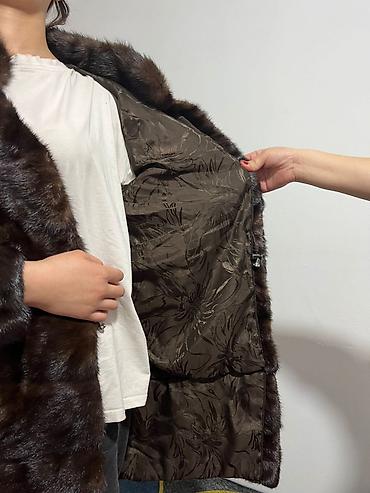 Шубы: Шуба, Норка, По колено, M — 8