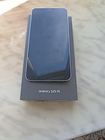 nintendo switch qiymeti: Samsung Galaxy S25 FE, 256 GB, rəng - Boz, Barmaq izi — 1