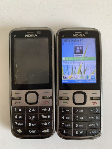 прием нерабочих телефонов: Nokia C5, Колдонулган, 1 SIM