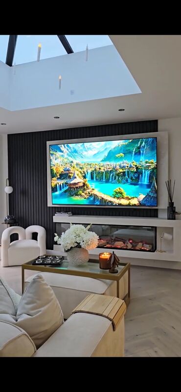 televizor üçün kabinet: Yeni Televizor Hisense Led 75" 4K (3840x2160), Ünvandan götürmə