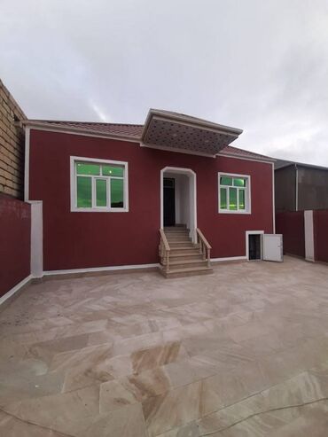 kupçalı həyət evi: 3 otaqlı, 65 kv. m, Yeni təmirli