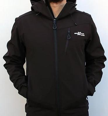 Jakne za prelazni period: Muška softshell jakna – crna, Mountain Spirit - Materijal: softshell — 8
