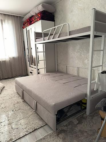 bunk bed: Продается Двухъярусная кровать с нижним раскладным диваном Покупала за — 3