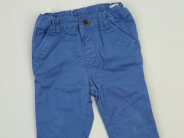 jeans i koszula: Denim pants, C&A, 6-9 months, condition - Good