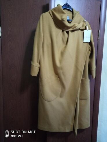 желтое пальто: Пальто, XL (EU 42)