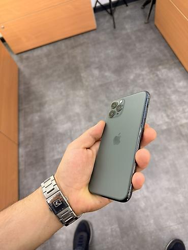 iphone x 🅁: IPhone 11 Pro, 64 GB, Matte Midnight Green, Face ID — 3