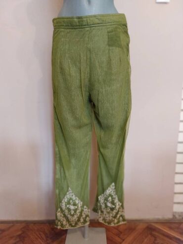Pantalone: One size, Visok struk, Zvoncare — 9