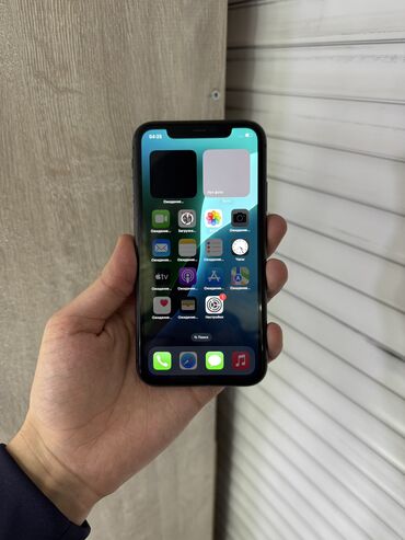Apple iPhone: IPhone 11, Б/у, 64 ГБ, Черный, Защитное стекло, Чехол, 80 % — 12