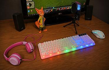 logitech superlight: 🌈Продам светодиодную клавиатуру, мышь, микрофон, наушники — 1