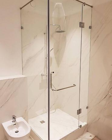 Душевые кабины: Угловая душевая перегородка, для многих именно она является — 2