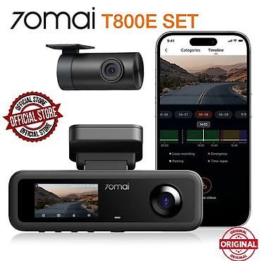 videoregistrator bakida: 70mai T800E SET avtomobil DVR kamerası (3 kanallı) - 4K ön kamera + — 1