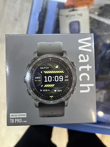 Башка акылдуу сааттар: Умные часы HATCH T8 Pro (51 мм) - Яркий AMOLED-дисплей 1.52" с — 4