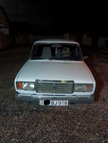 VAZ (LADA): Model: Lada 2107 Kuzov: sedan, ağ rəng Sürətlər qutusu: mexaniki Ön və — 1