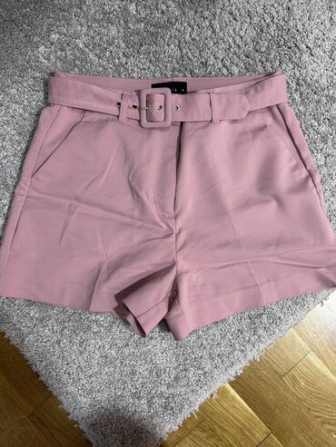 pantalone pamuk polyester: M (EU 38), Poliester, bоја - Roze, Jednobojni