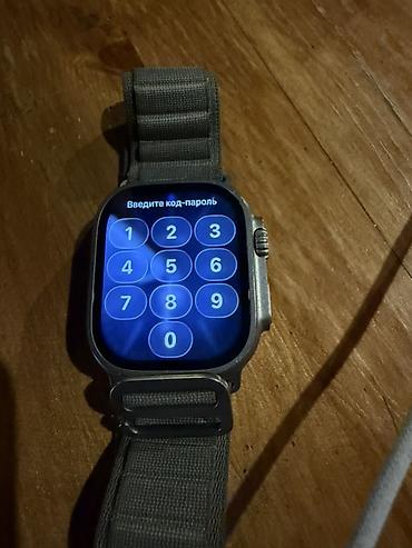 купить apple watch ultra 2: Apple Watch Ultra2 (49 мм) с ремешком Alpine Loop, цвет оливковый. - — 3
