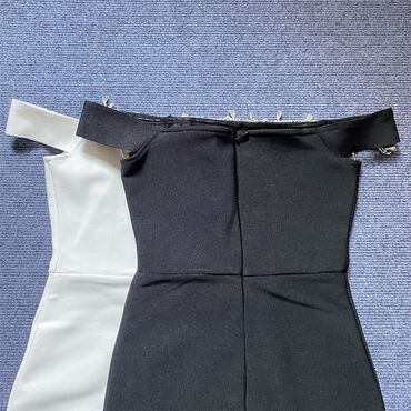 Вечерние платья: Вечернее платье, Классическое, Короткая модель, Полиэстер, Без рукавов, Стразы, S — 6