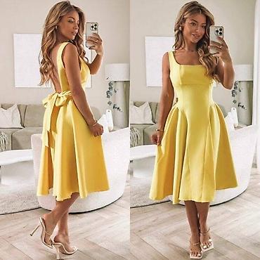 Haljine: 💫Ženska midi haljina sa mašnom na leđima
2700
Uni velicina — 3